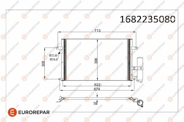 Condenser, air conditioning (1682235080)
