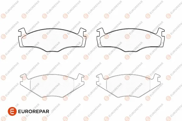 Brake Pad Set, disc brake (1686276580)