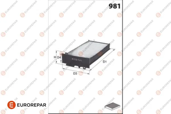 Filter, cabin air (1686255180)