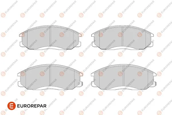 Brake Pad Set, disc brake (1682321380)