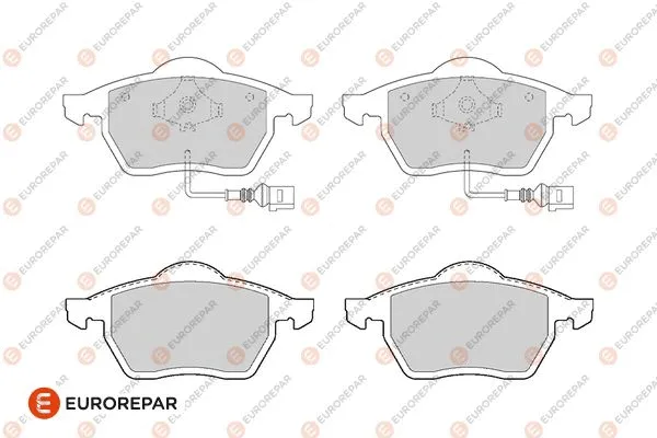 Brake Pad Set, disc brake (1682308480)