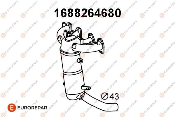 Manifold Catalytic Converter (1688264680)