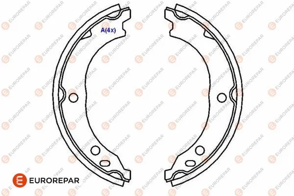 Brake Shoe Set (1643186780)
