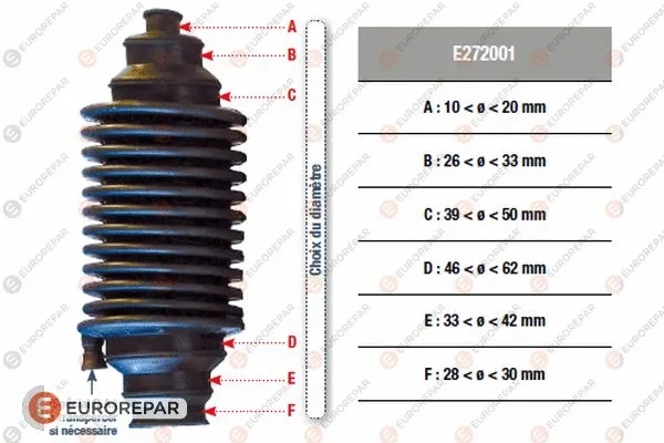 Bellow, steering (E272001)