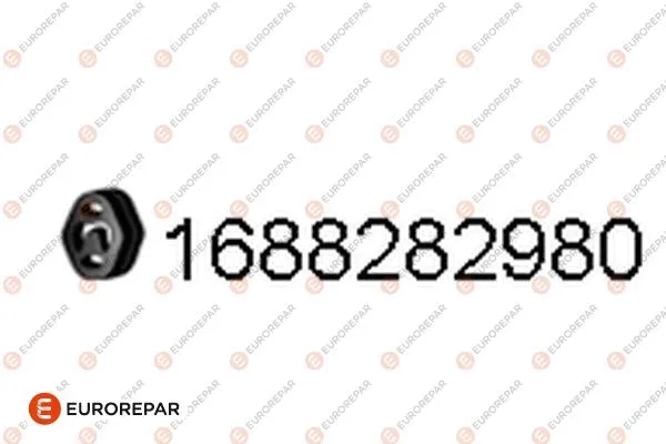 Rubber Strip, exhaust system (1688282980)