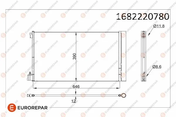 Condenser, air conditioning (1682220780)