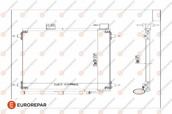 Condenser, air conditioning (1610161080)