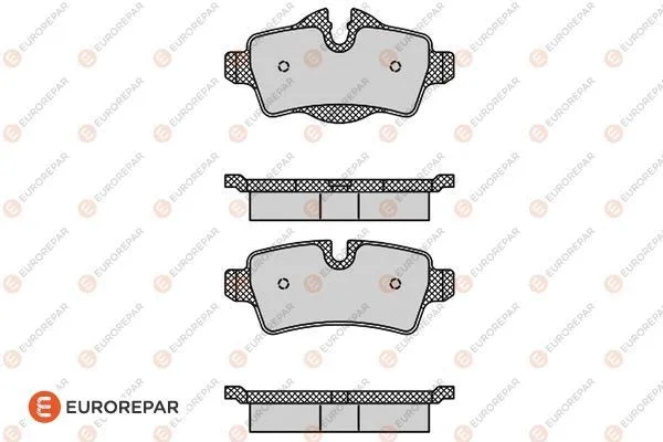Brake Pad Set, disc brake (1617276980)