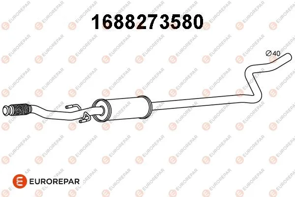Front Muffler (1688273580)