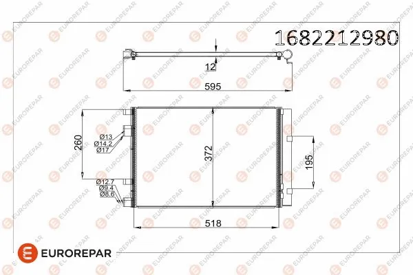Condenser, air conditioning (1682212980)