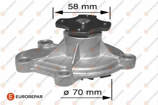 Water Pump, engine cooling (1611786880)