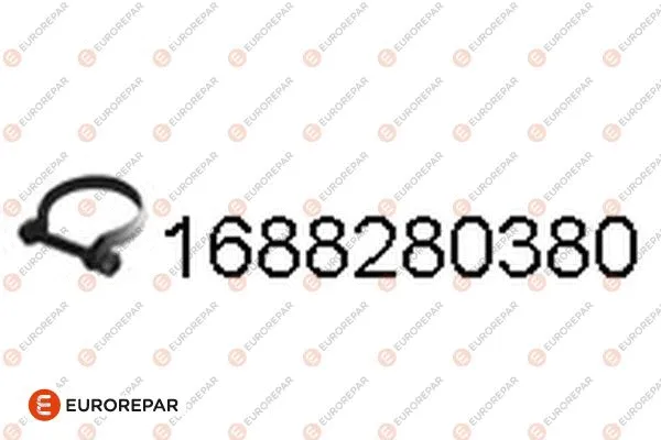 Clamping Piece, exhaust system (1688280380)