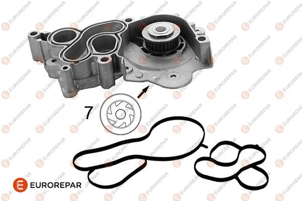 Water Pump, engine cooling (1682098380)