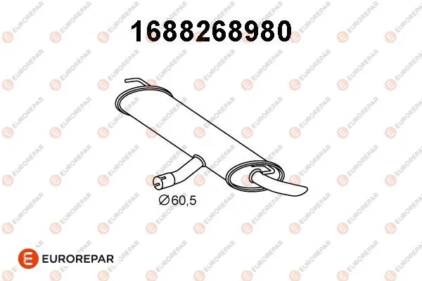 Rear Muffler (1688268980)