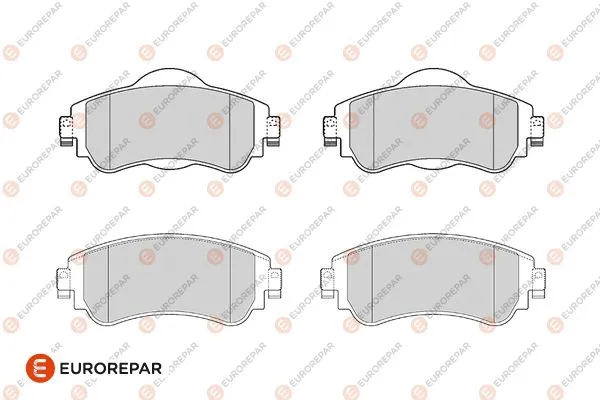 Brake Pad Set, disc brake (1686269880)