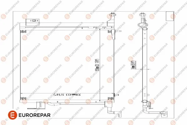 Condenser, air conditioning (E163305)