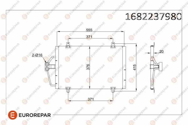 Condenser, air conditioning (1682237980)
