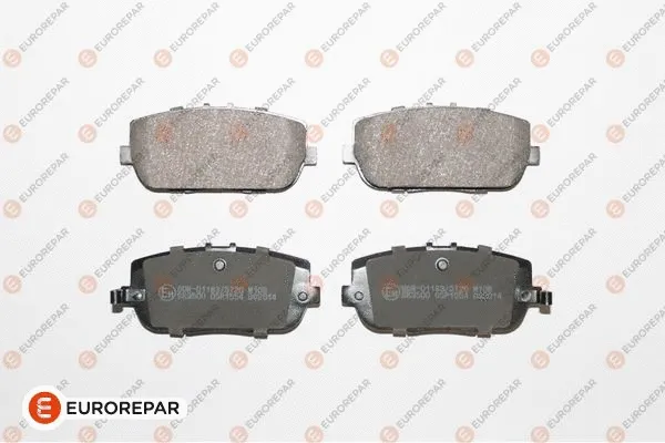 Brake Pad Set, disc brake (1639370480)