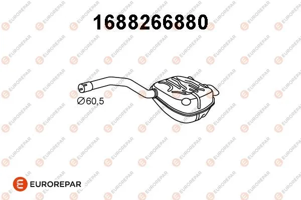 Rear Muffler (1688266880)