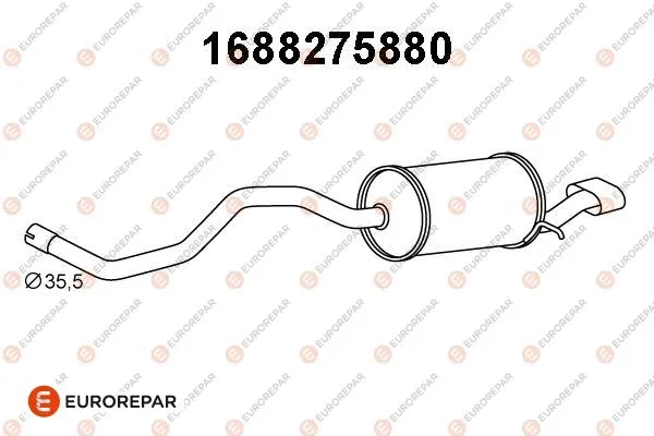 Rear Muffler (1688275880)