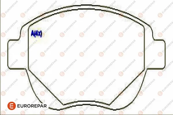 Brake Pad Set, disc brake (1686755380)