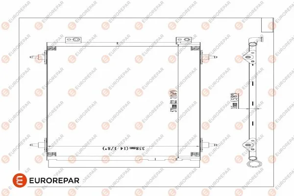 Condenser, air conditioning (1618100480)