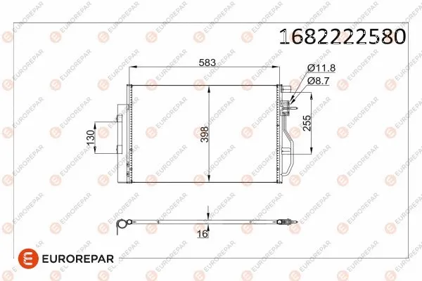 Condenser, air conditioning (1682222580)
