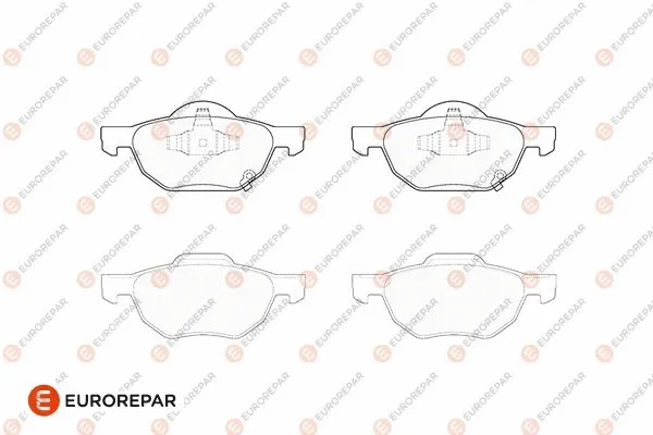 Brake Pad Set, disc brake (1686267780)