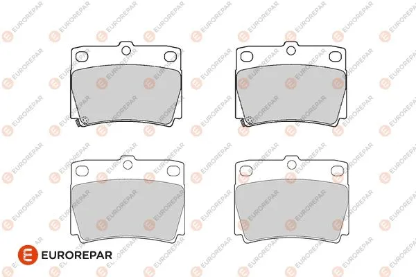 Brake Pad Set, disc brake (1686267180)