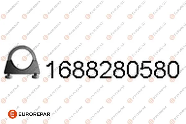 Clamping Piece, exhaust system (1688280580)