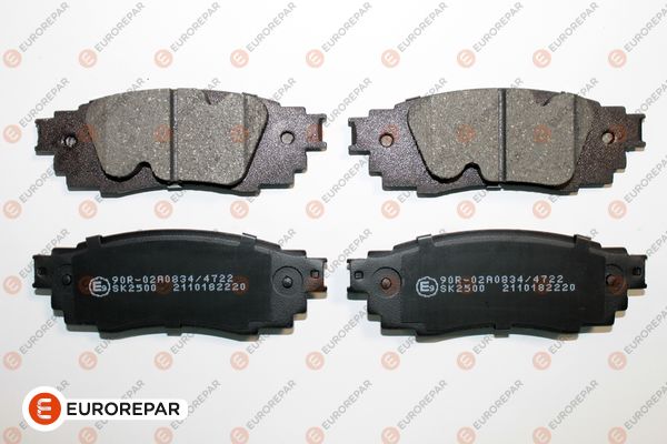 Brake Pad Set, disc brake (1689801580)