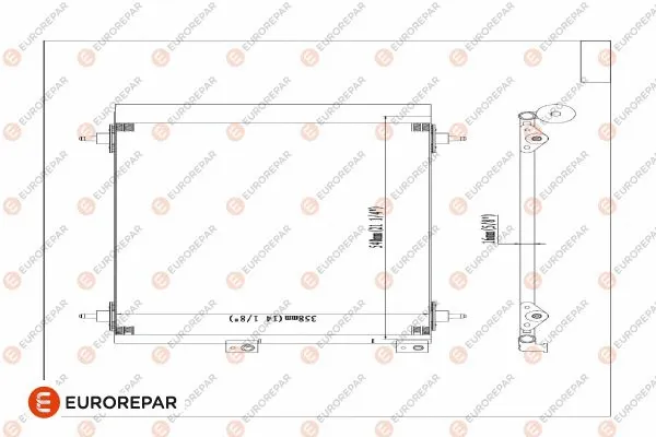Condenser, air conditioning (E163366)