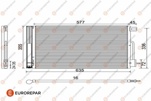 Condenser, air conditioning (1610161480)