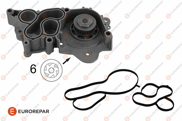 Water Pump, engine cooling (1682238480)