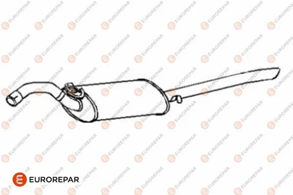 Rear Muffler (E12846H)