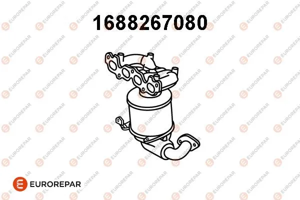 Manifold Catalytic Converter (1688267080)