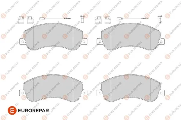 Brake Pad Set, disc brake (1686268380)