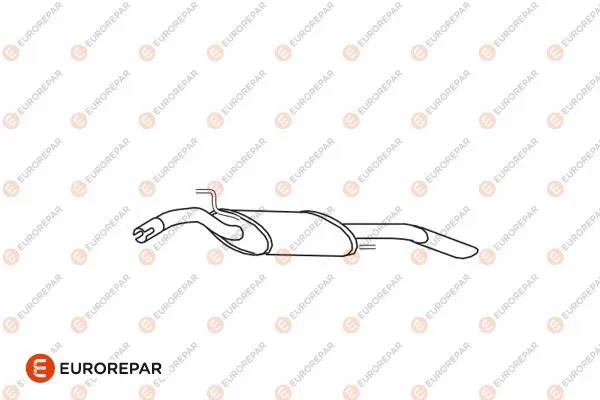 Rear Muffler (E12877L)