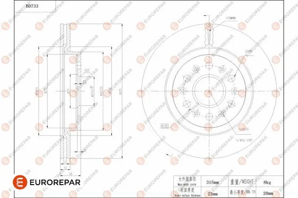 Brake Disc (1684317580)