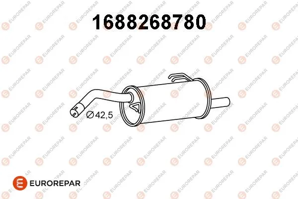 Rear Muffler (1688268780)