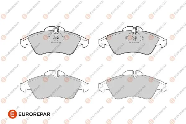 Brake Pad Set, disc brake (1686265680)