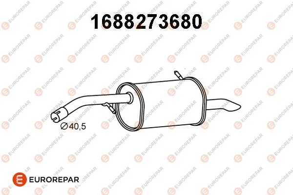 Rear Muffler (1688273680)