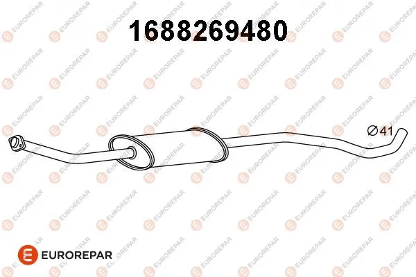 Centre Muffler (1688269480)