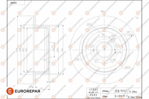 Brake Disc (1684303980)