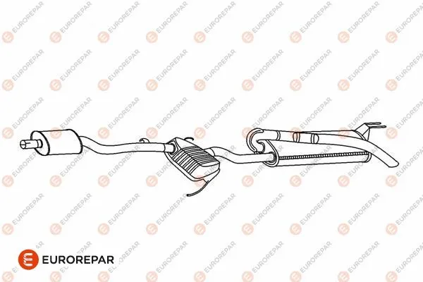 Rear Muffler (E12841L)