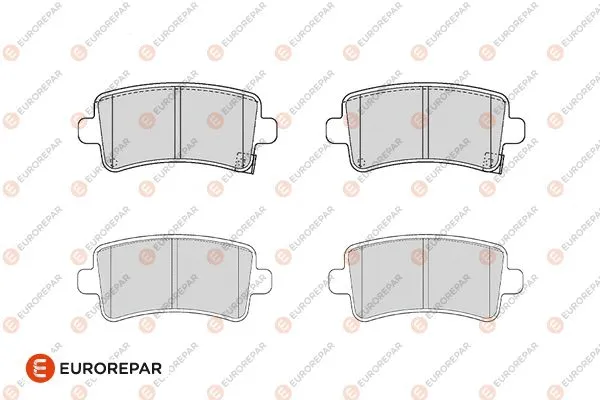 Brake Pad Set, disc brake (1686272480)