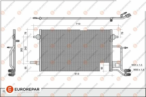 Condenser, air conditioning (1609636180)
