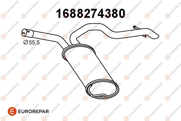 Rear Muffler (1688274380)