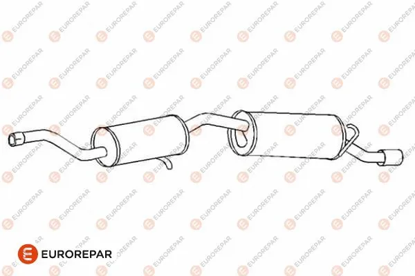 Rear Muffler (E12801H)