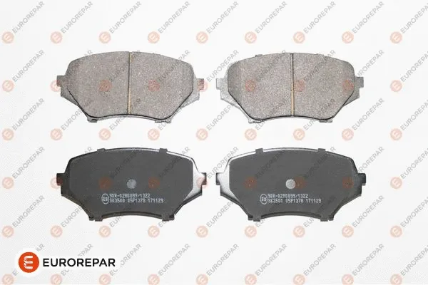 Brake Pad Set, disc brake (1617286680)